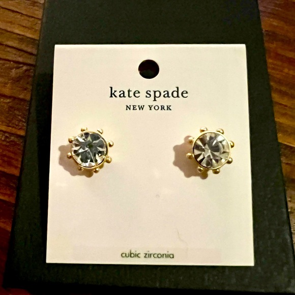 kate spade Jewelry - Kate Spade Cubic Zirconia Post Earrings